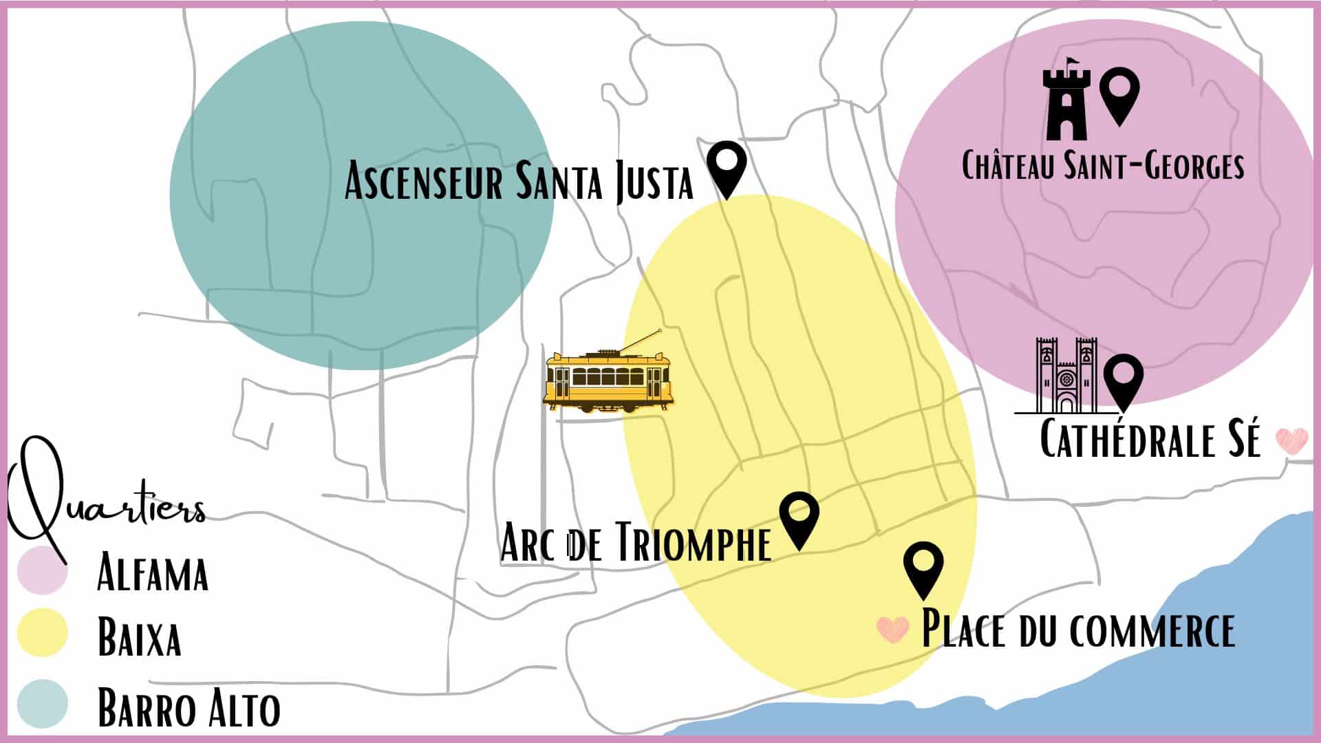 lisbonne carte incontournable blog voyage