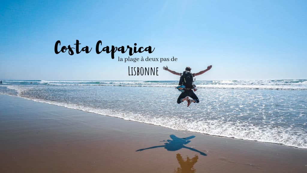 costa caparica la plage à deux pas de Lisbonne Portugal