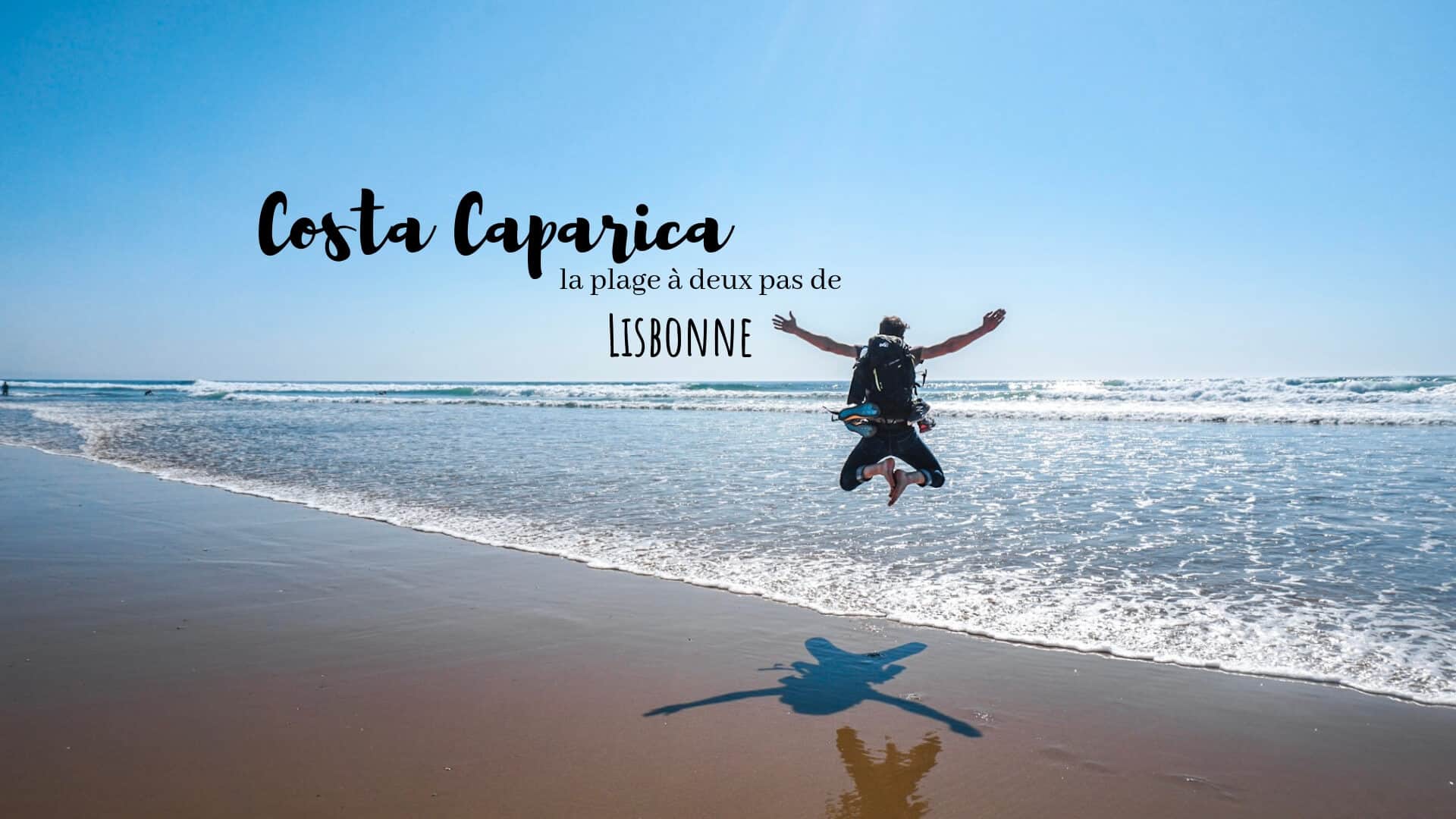 costa caparica la plage à deux pas de Lisbonne Portugal