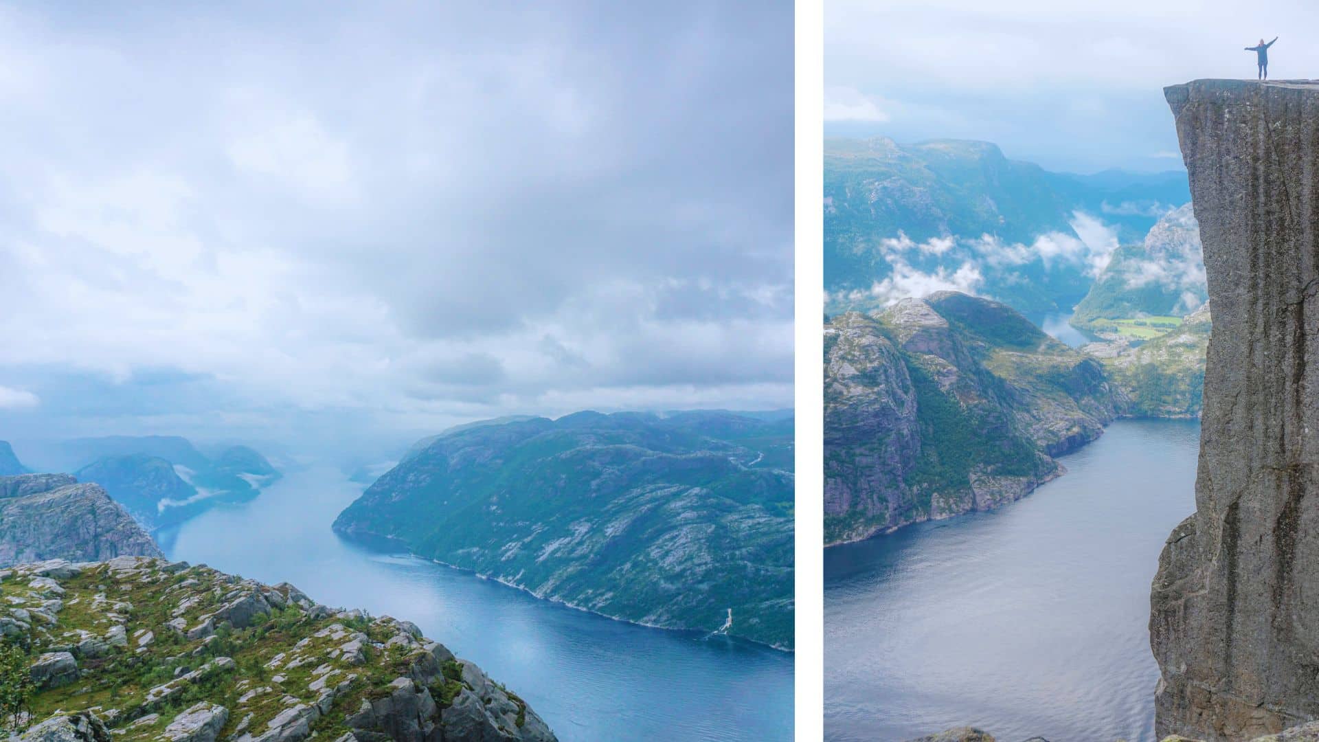 preikestolen stavager norvege