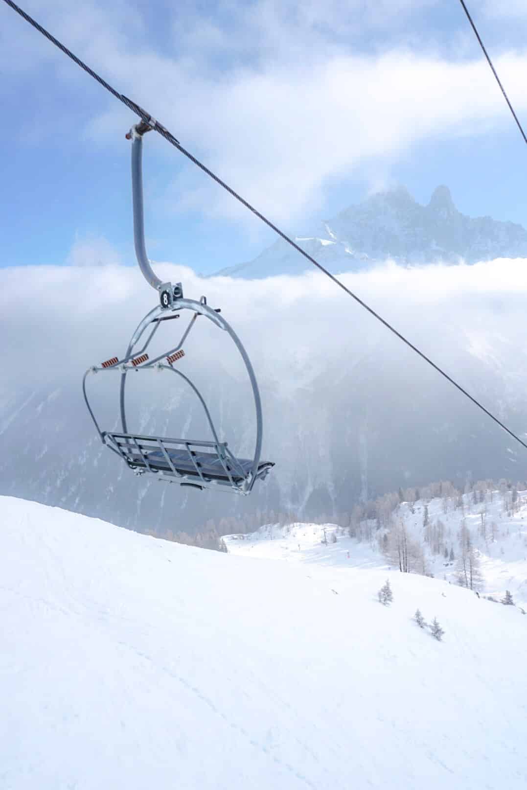 skier à chamonix location de ski