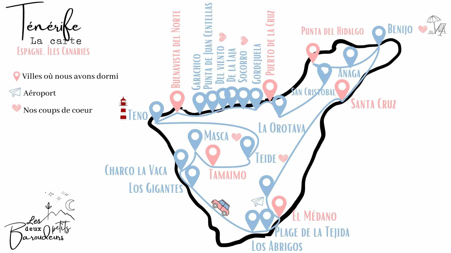 tenerife carte road trip