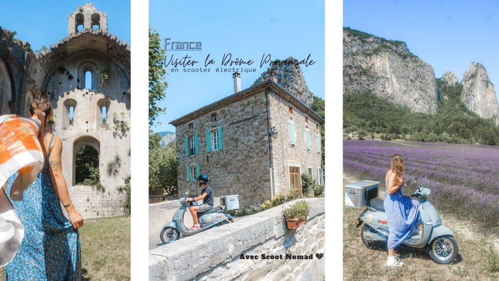 visiter drome provencale scooter électrique