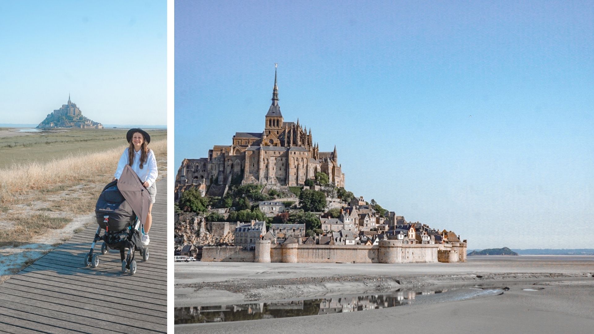 visiter le Mont-Saint-Michel avec une poussette ? notre avis