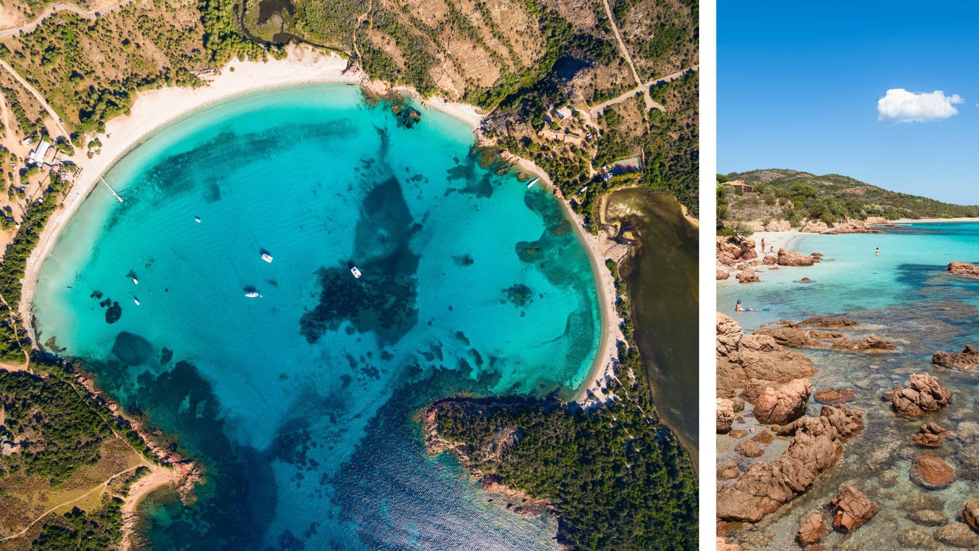 plage autour de bonifacio