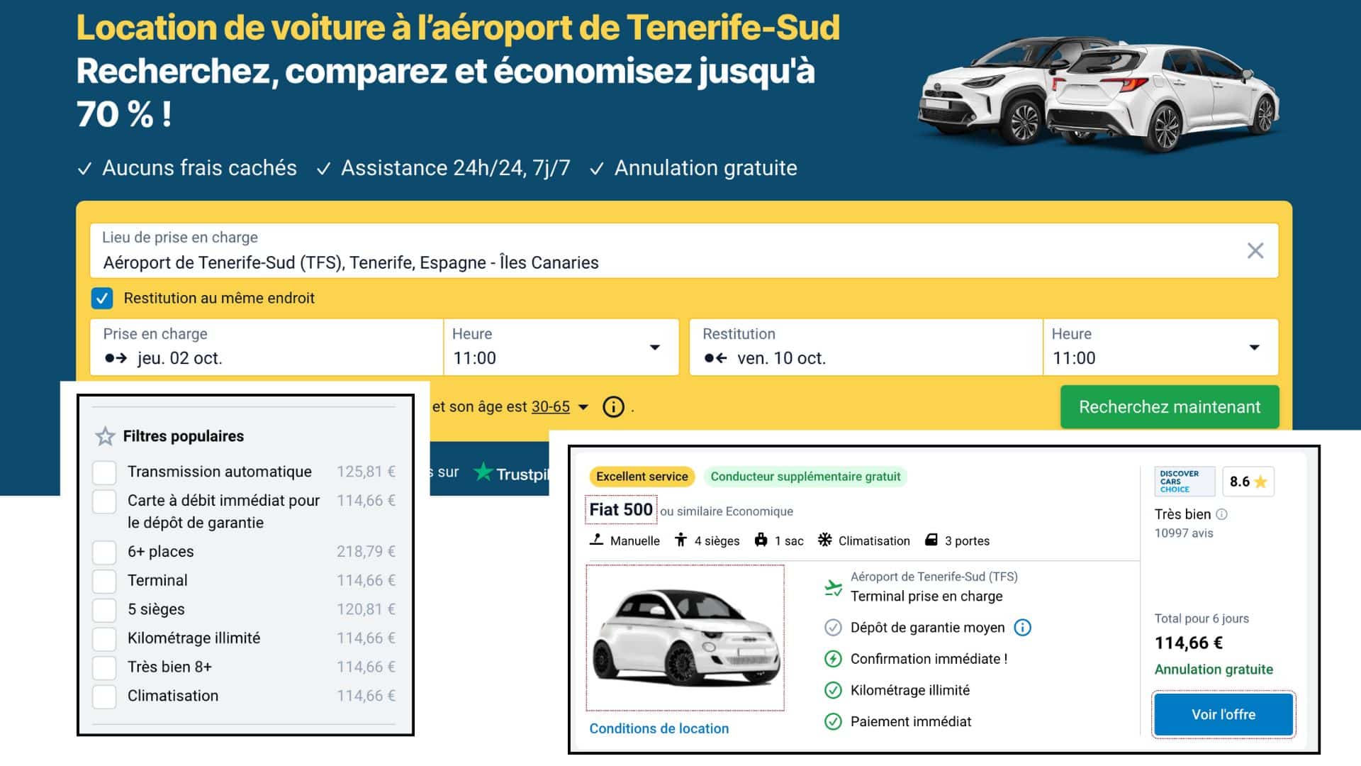 tenerife location voiture