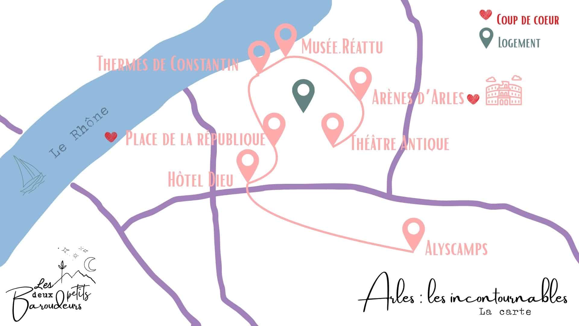 que faire à arles carte